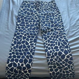 Lilly Pulitzer Spotted Animal Print Capri's size 0